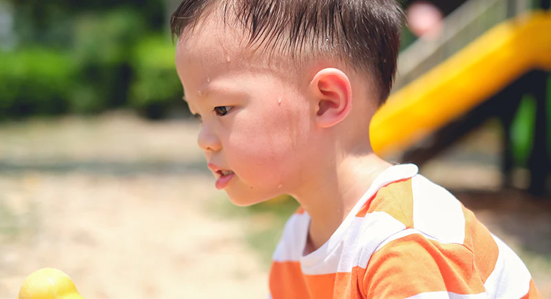 赤ちゃん・子どものあせものイメージ画像