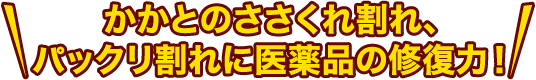 かかとのささくれ割れ パックリ割れに ヒビケアft軟膏 池田模範堂