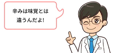 辛みは味覚とは違うんだよ!